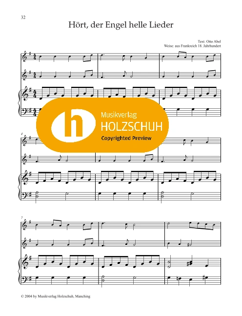 Hört, der Engel helle Lieder